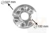 VAN WEZEL 3024374 Splash Panel, brake disc